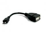 Описание и цена на VCom Кабел OTG USB AF / Micro USB Black CU226-0.2m