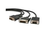 Описание и цена на StarTech DVI-I (M) to DVI-D (M) and HD15 VGA (M) Video Splitter Cable