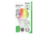 Deltaco  SMART HOME RGB LED lamp, WiFI 2.4GHz, 9W, 810lm, dimmable снимка №3