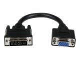 Описание и цена на StarTech DVI (M) to VGA (F) Cable Adapter - 20 cm
