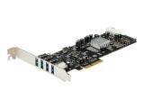 Описание и цена на StarTech 4 Port USB 3.0 PCIe Card w/ 4 Dedicated Channels, PEXUSB3S44V