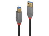 Описание и цена на Lindy USB 3.2 Type A to B Cable 2m, Anthra Line