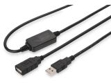 Описание и цена на Digitus USB 2.0 Type-A Active Extension Cable 10m DA-73100-1