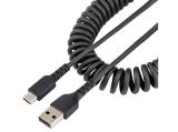 Описание и цена на StarTech Coiled Heavy Duty USB-A to USB-C Cable 1m R2ACC-1M-USB-CABLE