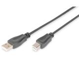 Digitus USB-A to USB-B Cable 1m AK-300105-010-S кабели за принтери USB-A / USB-B Цена и описание.