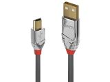 Описание и цена на Lindy USB 2.0 Type A to Mini-B Cable 1m, Cromo Line