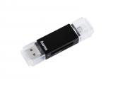 Hama Basic 181056 SD/microSD, черен    Card Reader USB-A/USB-microB 2.0 Цена и описание.