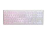 Описание и цена на клавиатура за компютър Ducky Mechanical Keyboard One 3 Pure White TKL Hotswap Cherry MX Blue, RGB, PBT Keycaps 