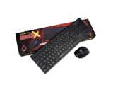 Описание и цена на клавиатура за компютър ROXPOWER Комплект безжична мишка и клавиатура RoxOffice - Blackie X 