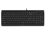 A4Tech FK15 Wired Keyboard, Black USB мултимедийна  снимка №2