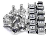 StarTech 50 Pkg M6 Mounting Screws and Cage Nuts for Server Rack Cabinet аксесоари Accessories Rack Цена и описание.