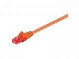 Описание и цена на лан кабел Wentronic Cable Cat6 U/UTP 0,25m orange