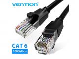 Vention Кабел LAN UTP Cat.6 Patch Cable - 1.5M Black - IBEBG - кабели и букси