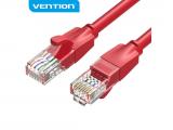Описание и цена на лан кабел Vention Кабел LAN UTP Cat.6 Patch Cable - 1M Red - IBERF