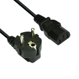  кабели: VCom Power Cord Computer schuko 220V CE021-10m