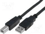  кабели: VCom USB 2.0 AM / BM Black - CU201-B-1.5m в промоция