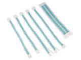  кабели: Kolink Core Adept Braided Cable Extension Kit, Brilliant/White/Powder Blue