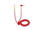 TELLUR 3.5mm Auxiliary Stretchable Audio Cable, Red снимка №2