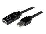 Описание и цена на StarTech USB-A (M) to USB-A (F) Extension Cable, USB 2.0, 10 m, Black 