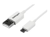  кабели: StarTech USB-A to Micro USB Cable, White, 1m, USB 2.0