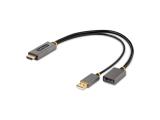 Описание и цена на StarTech HDMI 2.0 to DisplayPort 1.2 Adapter Cable, USB Powered, 0.3m