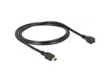 DeLock Cable USB 2.0 mini-B Extension male/female 1m кабели USB кабели mini USB-B Цена и описание.