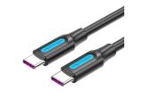 Описание и цена на Vention cable USB 2.0 Type-C to Type-C - 1M Black 5A Fast Charge