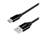  кабели: LogiLink USB-A to USB-C cable - 1 m, CU0140
