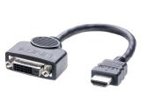 Lindy DVI-D (F) to HDMI (M) Adapter Cable, 0.2m кабели видео HDMI / DVI-D Цена и описание.
