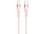 Описание и цена на TELLUR Silicone Type-C To Lightning Cable 1m, Pink
