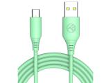 Описание и цена на TELLUR USB-A to USB-C cable, 3A, 1m, Green