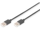 Описание и цена на Digitus USB 2.0 Type-A Cable 1m AK-300101-010-S