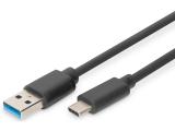 Описание и цена на Digitus USB 3.0 Type-A to Type-C cable 1m DB-300136-010-S