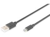 Digitus Micro USB-B to USB-A Cable 1m AK-300110-010-S кабели USB кабели USB-A / micro USB-B Цена и описание.