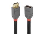Описание и цена на Lindy DisplayPort 1.4 Extension Cable 1m, Anthra Line