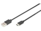  кабели: Digitus USB-A to USB-C Cable 1m AK-300154-010-S