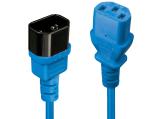 Описание и цена на Lindy C14 to C13 Mains Extension Cable 1m, blue