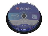 Оптично устройство ( записвачка) за компютър Verbatim BD-R DL 50GB* 6x 10 Pack Spindle