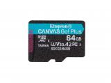 Kingston Canvas Go! Plus Class 10 UHS-I U3 V30 A2 SDCG3/64GBSP 64GB Memory Card microSDXC Цена и описание.