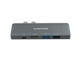 Флашка ( флаш памет ) Canyon DS-05B Multiport Docking Station with 7 port, 1*Type C