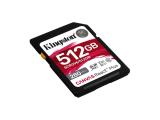 Kingston Canvas React Plus V60 SD memory card for 4K professional UHS-II 512GB снимка №2