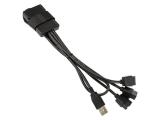 Lian-Li USB Хъб PW-U2TPAB USB 2.0 1-към-3 Hub - Черно  USB Hub USB 2.0 Цена и описание.