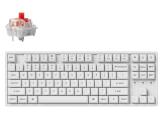Описание и цена на клавиатура за компютър Keychron K8 Pro White QMK/VIA TKL K Pro (Hot Swappable) Red Switch RGB Backlight 