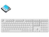 Цена за Keychron K5 Pro White QMK/VIA Full-Size Low-Profile Gateron Blue Switches RGB Backlight - Bluetooth or USB