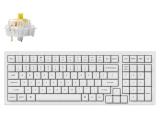 Описание и цена на клавиатура за компютър Keychron K4 Pro White Hot-Swappable Full-Size K Pro Banana Switch White LED 