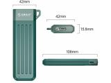 Orico M.2 SATA B-key 6 Gbps Dark Green MM2C3-GR Кутии за дискове M.2 SATA снимка №2
