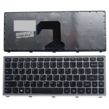 Описание и цена на резервни части Lenovo Клавиатура за лаптоп Lenovo IdeaPad S400 Черна със Сребриста Рамка / Silver Frame Black