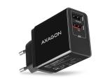 Описание и цена на зарядни устройства Axagon Dual wallcharger ACU-QS24