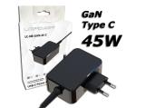 Описание и цена на зарядни устройства LC-Power  C-NB-GAN-45-C - GaN USB-C notebook power adapter 45W