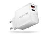 Описание и цена на зарядни устройства Axagon ACU-PQ22W PD & QC wall charger 22W